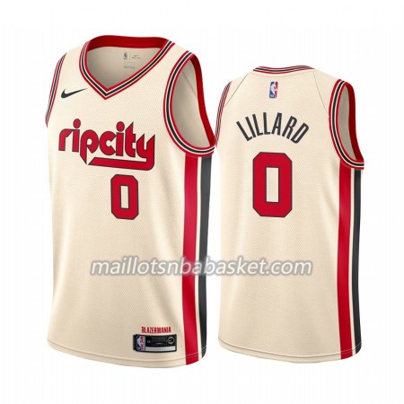 Maillot Homme Portland Trail Blazers Damian Lillard 0 2019-20 Nike City Edition Swingman